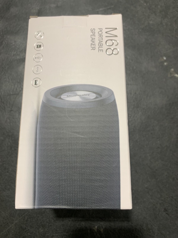 Photo 1 of Bluetooth Speaker,MusiBaby Speakers Bluetooth Wireless,IPX5 Waterproof Outdoor Speaker with Bass,24H Long Playtime,Loud and Portable for Travel, Party, Beach, Camping,Gift Ideas(Black)