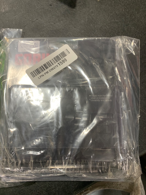 Photo 1 of Gorilla Automotive Products 38431XLBC Black Wheel Lock, Set of 4 (Chrome Ball Seat 12mm x 1.50 Thread Size)