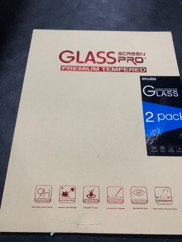 Photo 1 of SPARIN [2 Pack] Screen Protector for Surface Pro 7 Plus/Surface Pro 7 / Surface Pro 6 / Surface Pro (5th Gen) / Surface Pro 4, Tempered Glass with Surface Pen Compatible/Scratch Resistant