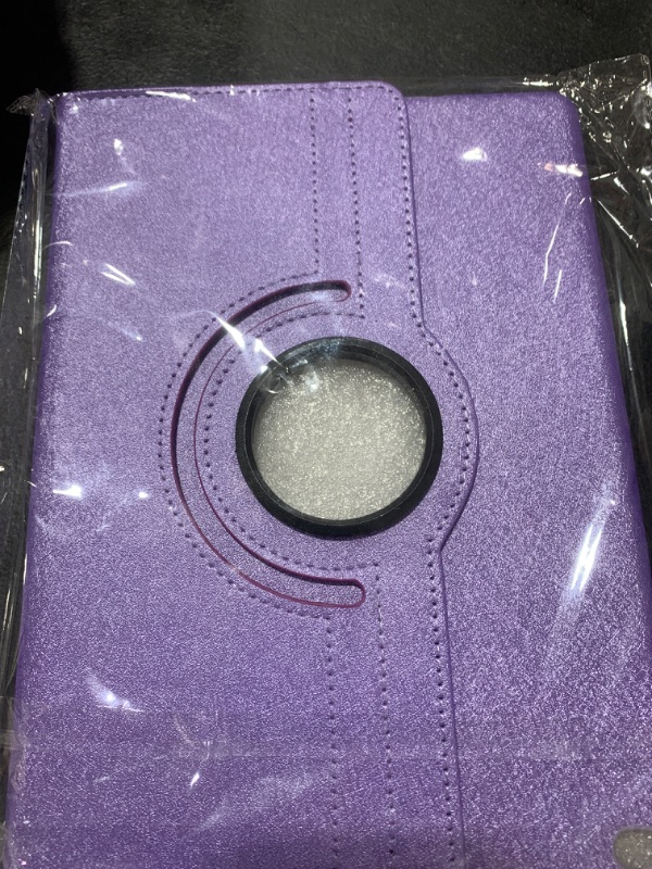 Photo 1 of New Case for iPad 9.7 inch 2018 2017/ iPad Air 2 Case - 360 Degree Rotating Stand Protective Cover Smart Case with Auto Sleep/Wake for Apple iPad 5th/6th Generation (Purple)