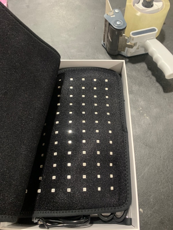 Photo 1 of Red Light Therapy Pad for Body, 180W LED Red & Infrared Light Device Mat with 660nm & 850nm Wavelengths for Waist Back Shoulder Muscle Pain Relief FSA HSA Eligible