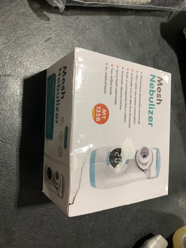 Photo 1 of Misty Nebulizer, Portable Nebulizer with Intuitive LED Interface and Auto-Cleaning, Handheld Nebulizer for Adults Kids