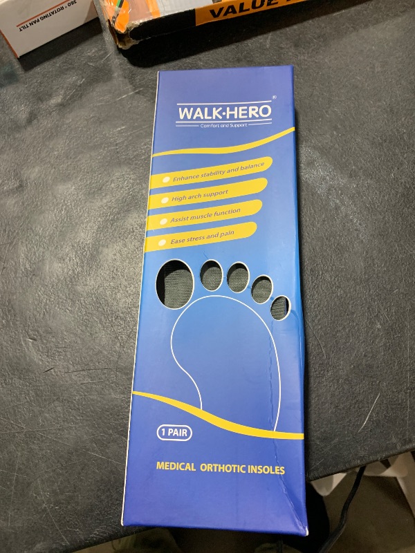 Photo 1 of Plantar Fasciitis Feet Insoles Arch Supports Orthotics Inserts Relieve Flat Feet, High Arch (Mens 9-9 1/2 | Womens 11-11 1/2)