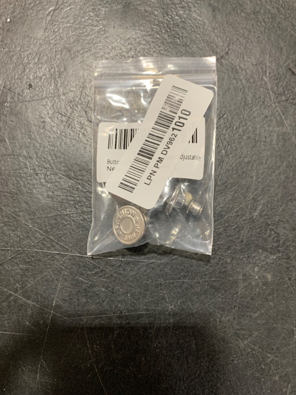 Photo 1 of Button pins for Jeans, No Sew and No Tools Instant Jean Button Pins for Pants,4 Sets Replacement Buttons, Simple Installation, Reusable and Adjustable