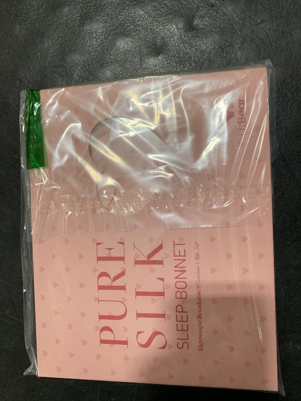Photo 1 of LitBear 100% Mulberry Silk Bonnet for Sleeping Women, 6A 22 Momme, Large Double-Layer Silk Hair Wrap with Tie Band, Non-Slip Silk Turban, Includes Silk Scrunchie