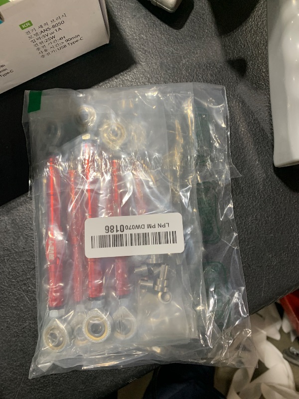 Photo 1 of GTBRacing CNC Aluminum Front Rear Suspension and Steering Turnbuckle Tie Rod Set for 1/5 RC Car Losi 5ive-t 5T Upgrade Part (Red)
