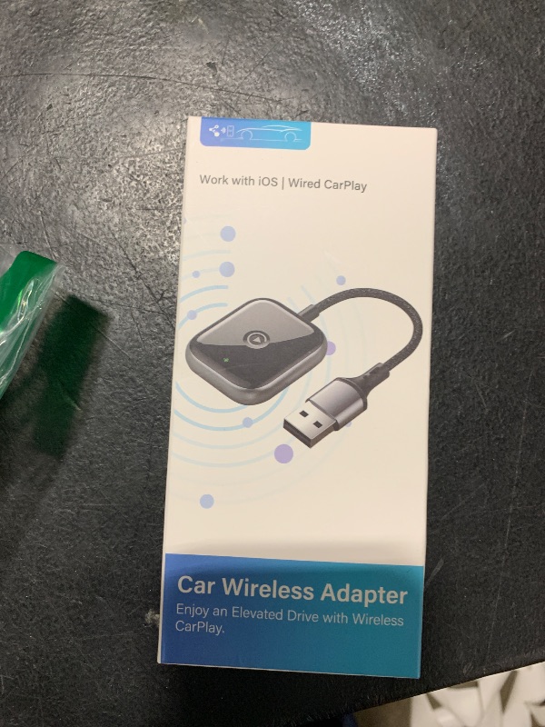 Photo 1 of Wireless CarPlay Adapter for Apple CarPlay, Easy to Upgrade Wired CarPlay to Wireless, Instant Connectivity, Super Mini Car Play Dongle for iPhone Fit for Cars with Built-in CarPlay