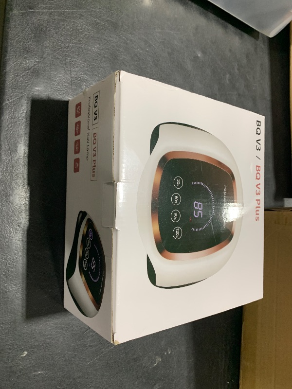 Photo 1 of UV LED Nail Lamp, Gugusure Upgrade 180W Nail Dryer for Gel Polish with LCD Display, Auto Sensor and 4 Timer Settings, Professional Curing Lamp Light with 42 Beads for Salon and Home