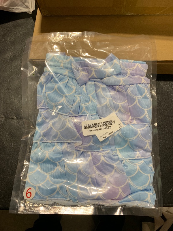 Photo 1 of BiueLetter Kids' Skirts for Toddler Girls, Scooter Skirts (US, Age 5-6 Years, Blue Mermaid)