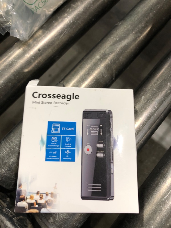 Photo 1 of 64GB Digital Voice Activated Recorder with Playback - 4552 Hours Audio Recording Device, 3072Kpbs HD Dual MIC Tape Recorder Device for Lecture A-B Repeat, MP3 Player,?64GB TF Card Included?