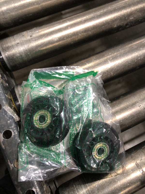 Photo 1 of LOTOWELZON 2pcs Luggage Suitcase Replacement Wheels, 75mm Rubber Inline Roller Skate Wheels with 8mm(0.31") ABEC-7 608ZZ Bearings Repair Kits (Black, OD75xW24mm/2.95" x0.94)