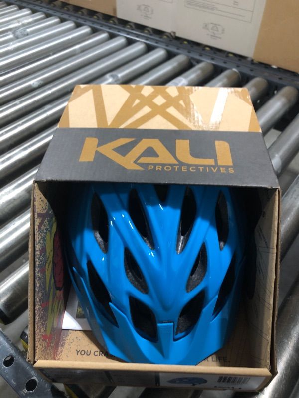 Photo 1 of KALI PROTECTIVES Chakra Youth Helmet, Youth Solid Gls Blu/NVY, OS (0220922142)
