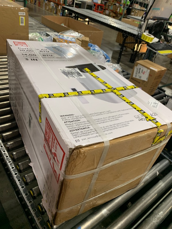 Photo 1 of 14,000 BTU Portable Air Conditioner Cools Up to 700 Sq.Ft, 3-IN-1 Energy Efficient Portable AC Unit with Remote Control & Installation Kits for Large Room, Campervan, Office, Temporary Space