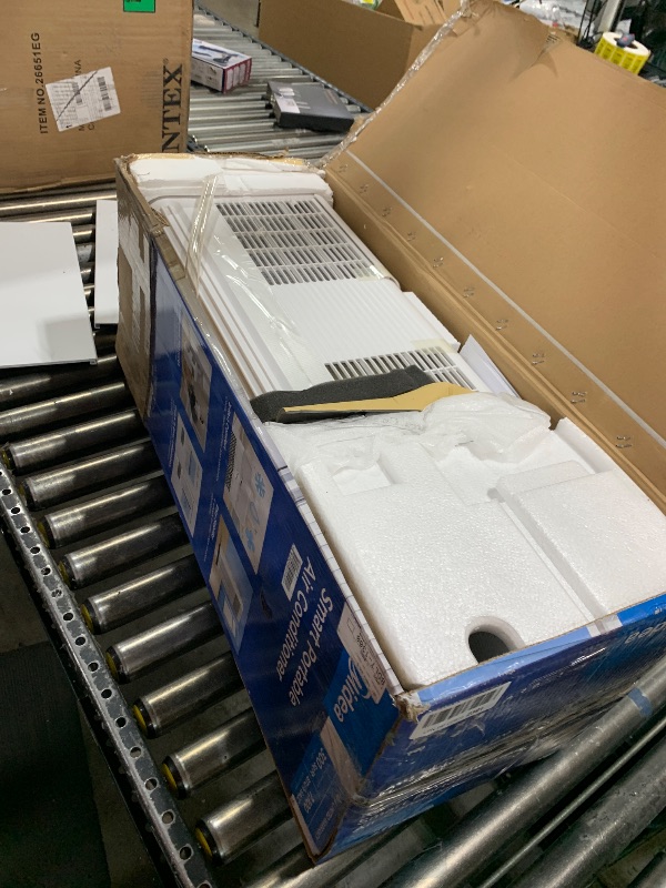 Photo 1 of Midea 10,000 BTU ASHRAE (7,100 BTU SACC) Portable Air Conditioner, Smart Control, Cools up to 300 Sq. Ft., with Dehumidifier & Fan mode, Easy- to-use Remote Control & Window Installation Kit Included