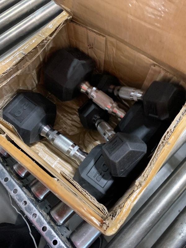 Photo 1 of CAP Barbell 50lb Coated Hex Dumbbells, 5x2 20x2, Part of 150lb Set