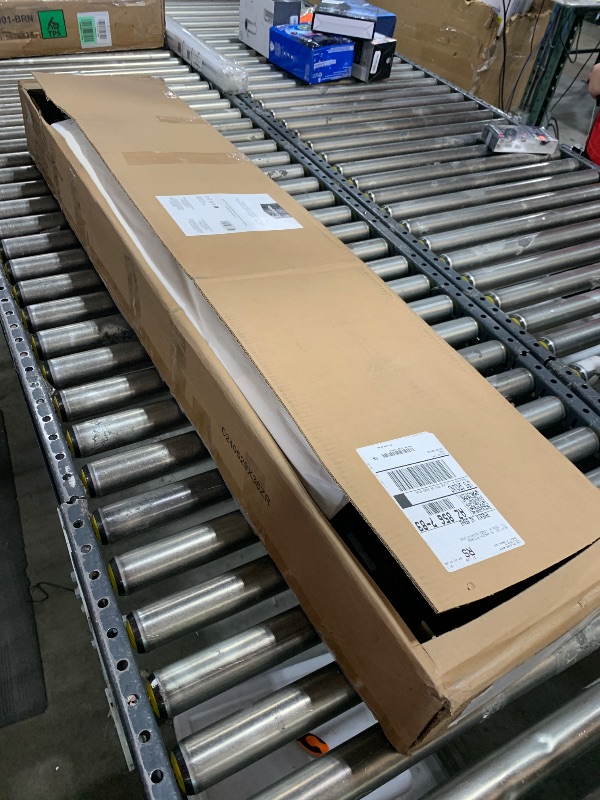 Photo 1 of Amazon Basics Smart Box Spring Bed Base, 5-Inch Height Mattress Foundation, Tool-Free Easy Assembly, Full, 74"L x 53"W x 5"H, White