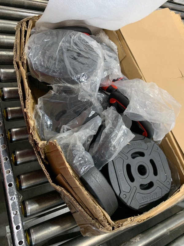 Photo 1 of Multi-Functional Portable Changeable Dumbbell and Barbell Kettlebell Set with Adjustable Weights, 40LBS or 60LBS Sets, Multiple Styles
