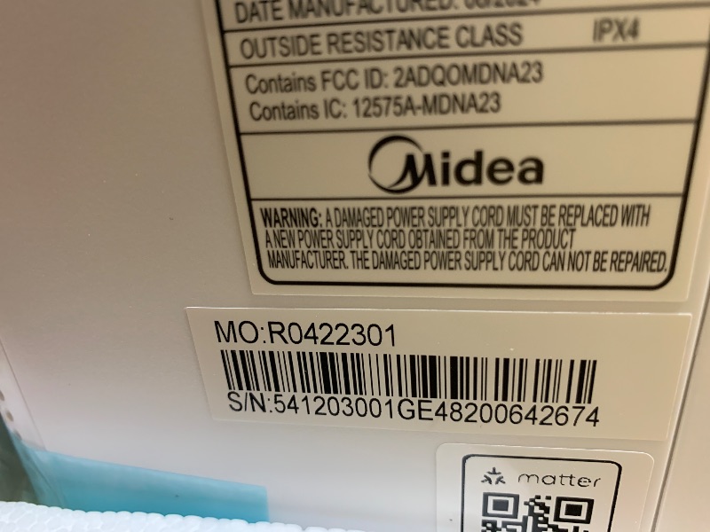 Photo 1 of Midea 12,000 BTU U Shaped Smart Inverter Window Air Conditioner, Cools up to 550 Sq. Ft.,Ultra Quiet with Open Window Flexibility, Works with Alexa/Google Assistant, 35% Energy Savings, Remote Control