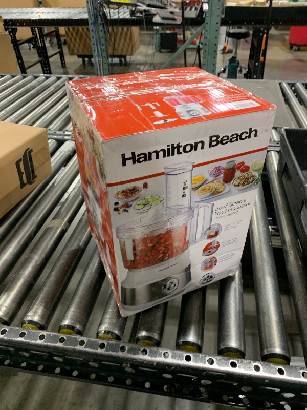Photo 1 of Hamilton Beach Food Processor & Vegetable Chopper for Slicing, Shredding, Mincing, and Puree