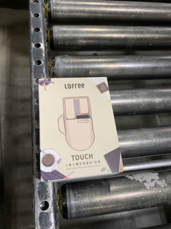 Photo 1 of LOFREE Touch PBT Wireless Mouse with USB Receiver, Bluetooth, Wired Connection, Rechargeable, 4000 DPI with OLED Screen Compatible 