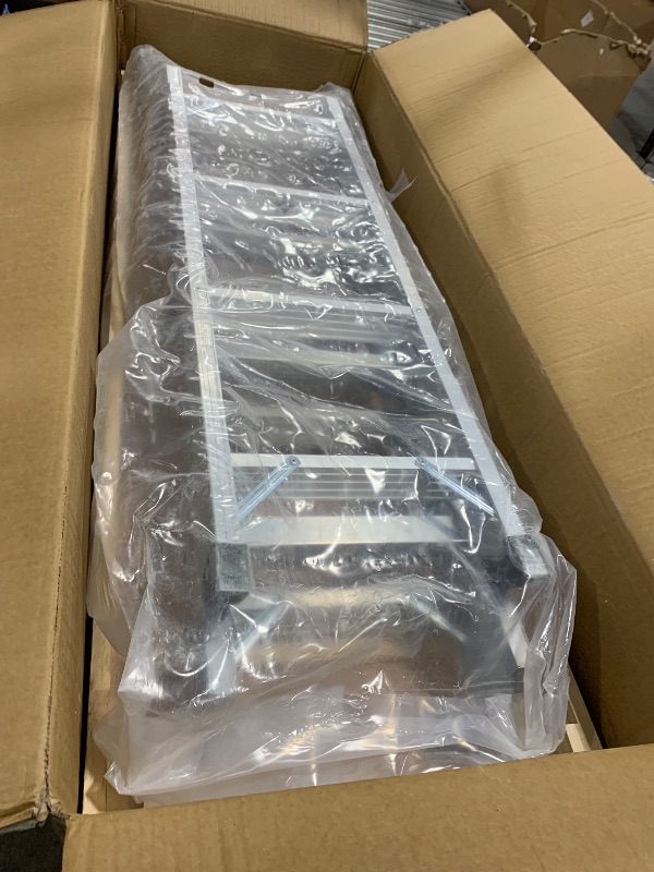 Photo 1 of VEVOR Attic Ladder Foldable, 350-pound Capacity, 22.5" x 63", Multi-Purpose Aluminium Extension, Lightweight and Portable, Fits 9.5'-12' Ceiling Heights