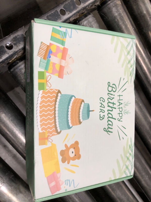 Photo 1 of 100 Happy Birthday Cards with Envelopes, 20 Unique Designs, Birthday Cards Bulk with Short Generic Message Inside, 4x6 inches, Assorted Birthday Cards Assortment for Business, Office and Personal