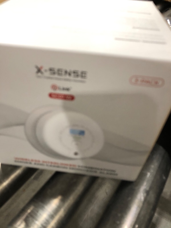 Photo 1 of X-Sense  And Carbon Monoxide Detector Combo, Wireless Interconnected Combination Smoke and Carbon Monoxide Detector with 10-Year Battery, Up to 24 X-Sense Link+ Wireless Alarms, SC01-W, 3-Pack