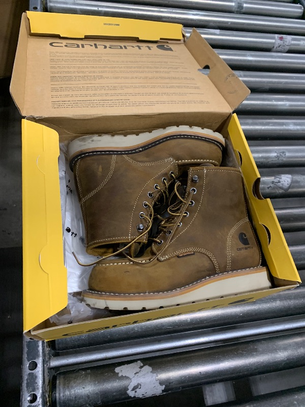 Photo 1 of Carhartt Women's Wedge 6" Waterproof Soft Toe Ankle Boot, Light Brown - Size 6 M