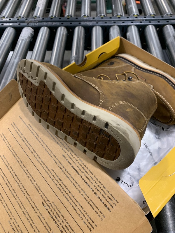 Photo 1 of Carhartt Women's Wedge 6" Waterproof Soft Toe Ankle Boot, Light Brown - Size 6 M