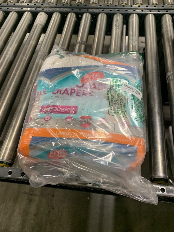 Photo 1 of Simple Solution Disposable Dog Diapers, Female Dog Diapers, Puppy Potty Training, Large Diapers for Dogs, 18-27 Inch Waist, 30 Count