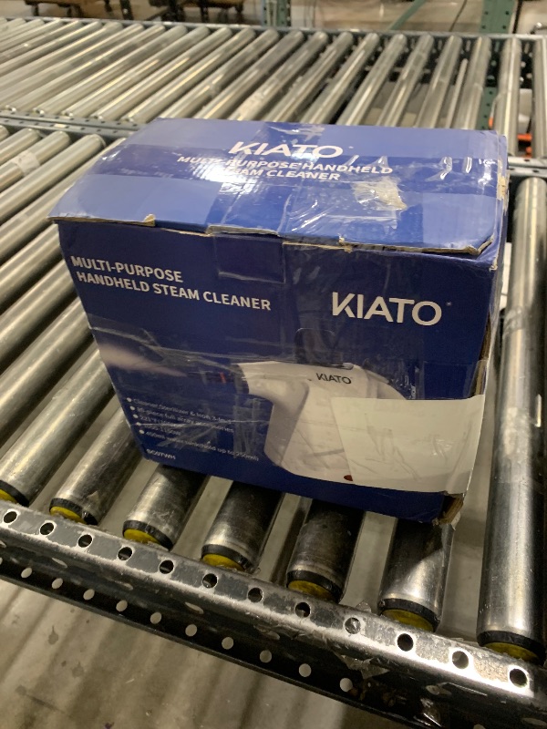 Photo 1 of Kiato Handheld Steam Cleaner, 10 in 1 Handheld Steamer for Cleaning, Upholstery Steam Cleaner (White)