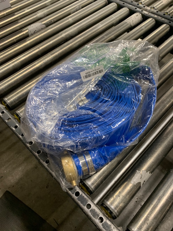Photo 1 of 2" x 50 ft Backwash Hose for Swimming Pools, Heavy Duty PVC Lay Flat Water Discharge Hose