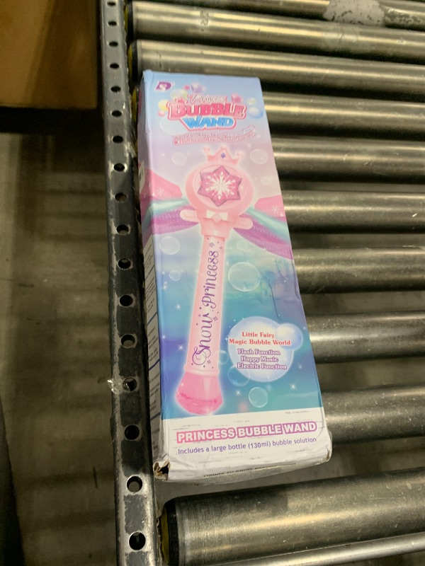 Photo 1 of Britik Bubble Wands for Kids Girls - LED Light & Music Bubble Machine