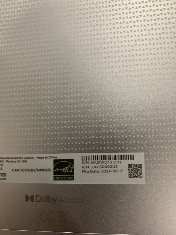Photo 1 of Lenovo Tab M9-2023 - Tablet - Long Battery Life - 9" HD - Front 2MP & Rear 8MP Camera - 3GB Memory - 32GB Storage - Android 12 or Later - Folio Case Included,Gray