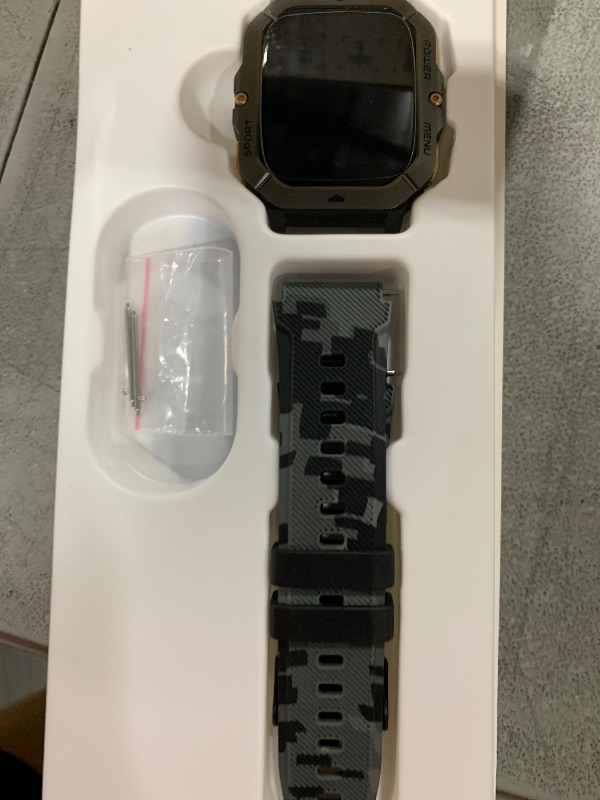 Photo 1 of Military Smart Watches for Men (Answer/Make Calls), Watches for Men with Blood Pressure/Heart Rate/Sleep/100+ Sport Modes, 2.02'' Fitness Smart Watch, Waterproof Fitness Tracker for Android and iPhone