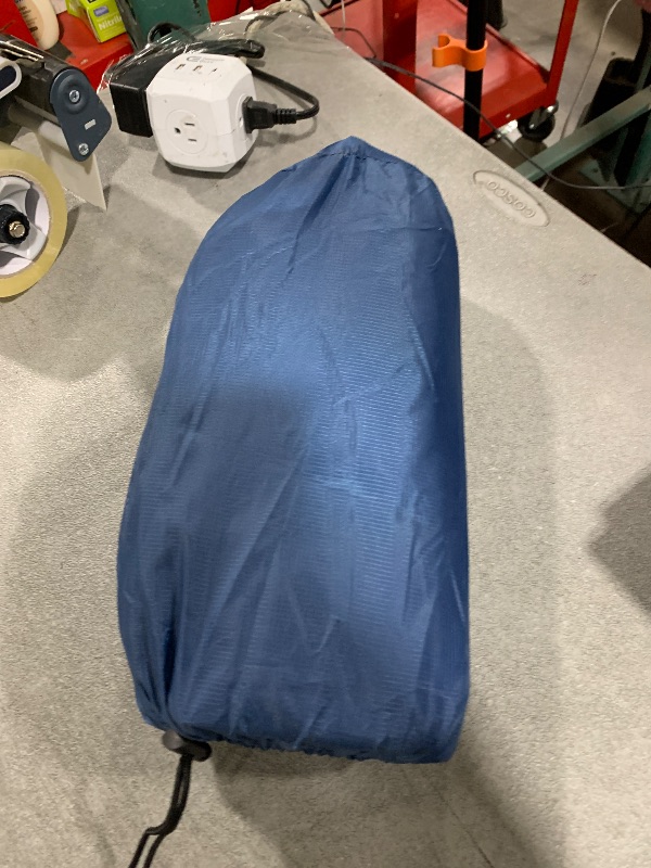 Photo 1 of LILTSDRAE Camping Sleeping Pads?Extra Thick 5 Inch Inflatable Sleeping Mat with Pillow Built-in Pump?Oversized Mattress Super Portable Backpacking Sleeping Pad (Blue, Single)