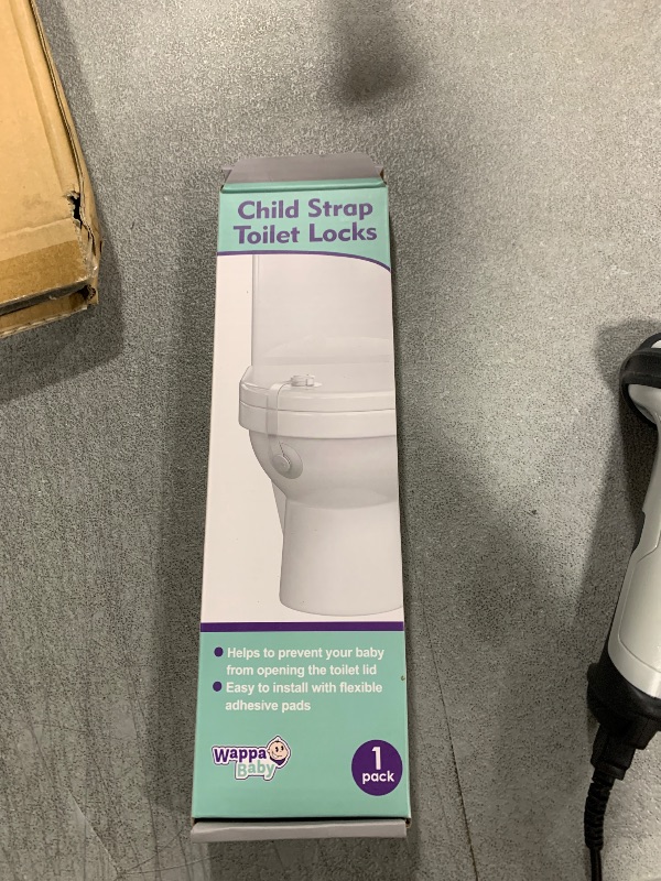 Photo 1 of Baby Toilet Lock Strap (1-Pack) - Baby Proof Straps with Innovate Flexible Adhesive Discs, Dual-Lock System for Extra Child Safety, Fits Most Toilets, Easy Installation, No Tools Needed