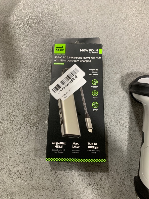 Photo 1 of Minthouz USB C Hub,4K@60Hz HDMI Multiport Adapter 5-in-1 USBC to HDMI Splitter with 125W PD/10Gpbs USB-A Data Ports/USB C Dongle,USBC Splitter Multiport Adapter for MacBook Pro/Air, iMac