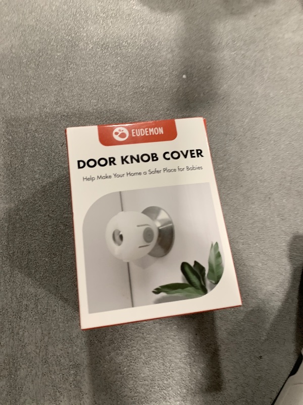 Photo 1 of EUDEMON 4 Pack Baby Safety Door Knob Covers Door Knob Locks(not Suit for All Door knobs)