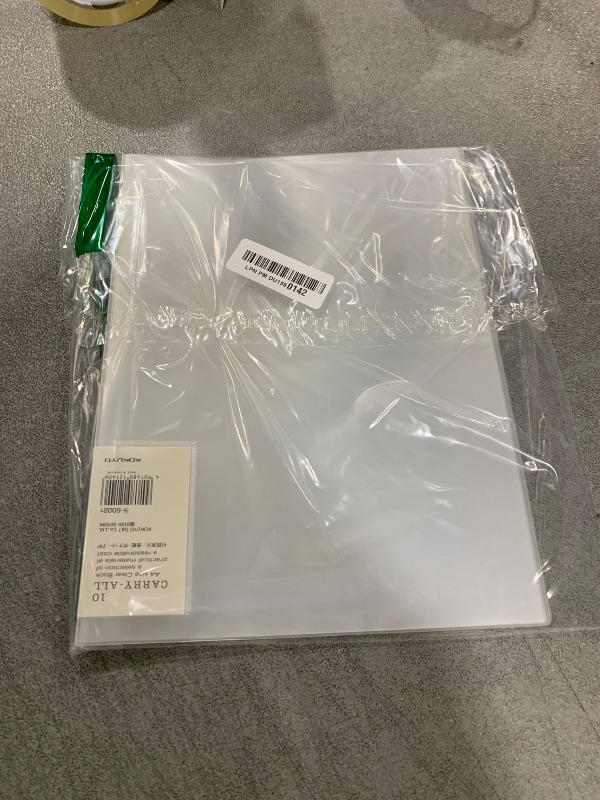 Photo 1 of Kokuyo clear book carryall fixed A4 10 pocket transparent La -5002T