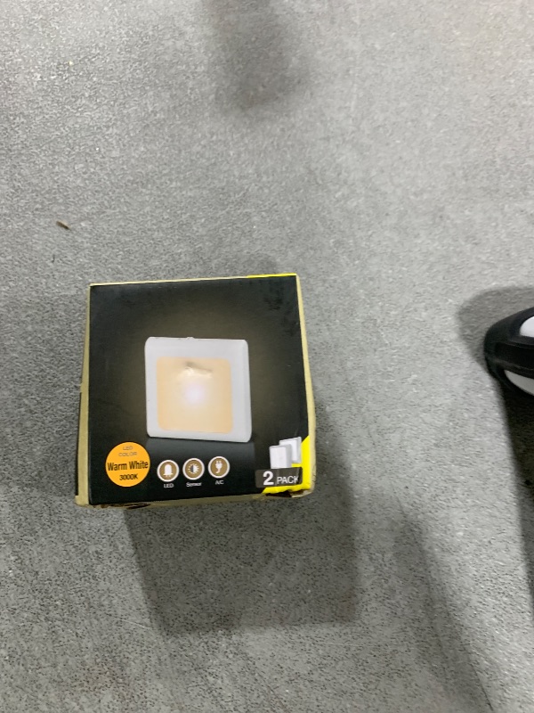 Photo 1 of MAZ-TEK Plug-in Led Night Light with Auto Dusk to Dawn Sensor,Adjustable Brightness Warm White Lights for Hallway,Bedroom, Kids Room, Kitchen, Stairway, 2 Pack