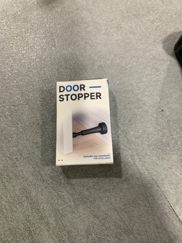 Photo 1 of 2PCS Spring Door Stoppers for Wall, 4.33 Inch Aluminum Door Stops, Door Stoppers for Bottom of Door, Doorstops for Inside Door with Silicone Tip, Screw & Adhesive Installation, White