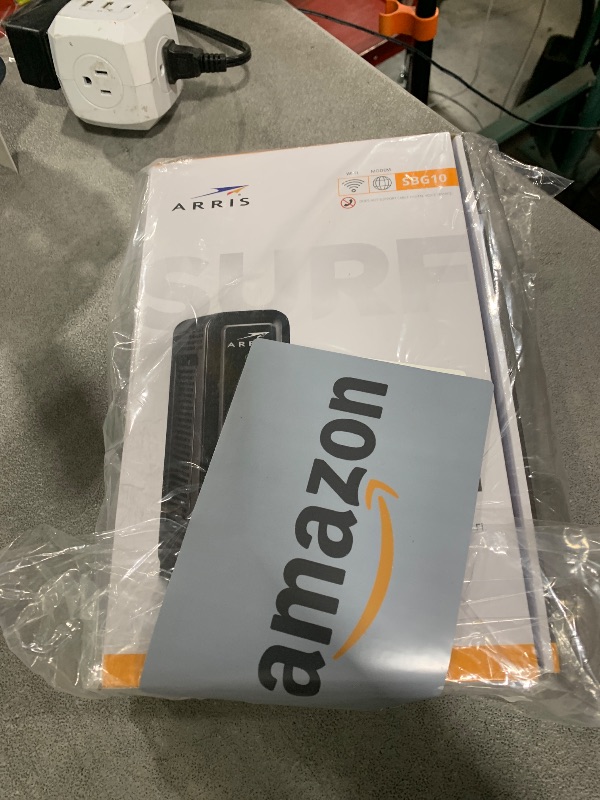 Photo 1 of ARRIS (SBG10) - Cable Modem Router Combo - Fast DOCSIS 3.0 16 x 4 Gigabit & AC1600 WiFi, For Comcast Xfinity, Cox, [Does not work with Spectrum], 400 Mbps Max Internet Speeds