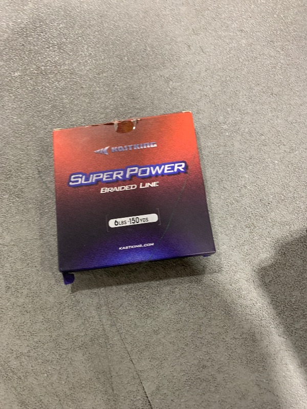 Photo 1 of KastKing Superpower Braided Fishing Line, Camo, 6 LB, 150 Yds