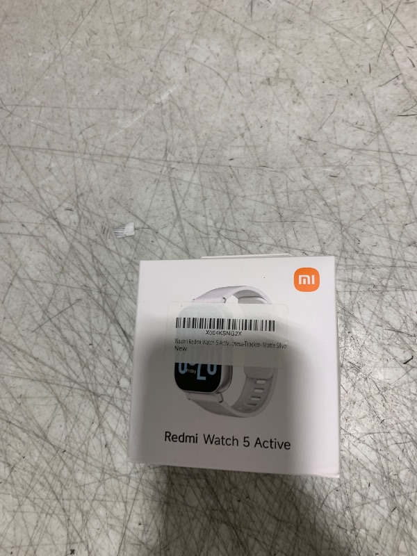 Photo 1 of Xiaomi Redmi Watch 5 Active Smartwatch, 2.0" LCD Display, 18 Days of Battery Life, 140+ Sports Modes, 5ATM Waterproof, Bluetooth Calling, Fitness-Tracker- Matte Silver