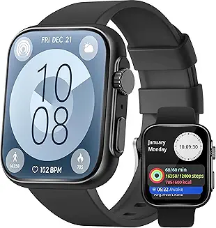 Photo 1 of Lovouse Smart Watches for Women [46mm], Bluetooth Call, Sleep & Stress Tracking, GPS Activity Tracker, 120+ Sports Modes, Water Resistant (GoldPink)
