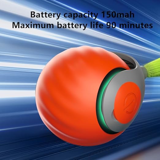 Photo 1 of Speedy Ball with Tail Cat Toy, Smart Interactive Toys for Bored Indoor Cats, Automatic Rolling Ball 2.0 Enrichment, Turbo Electric Self Moving Flying 3.0, Electronic Rollie Pet Chase Games Exercise
