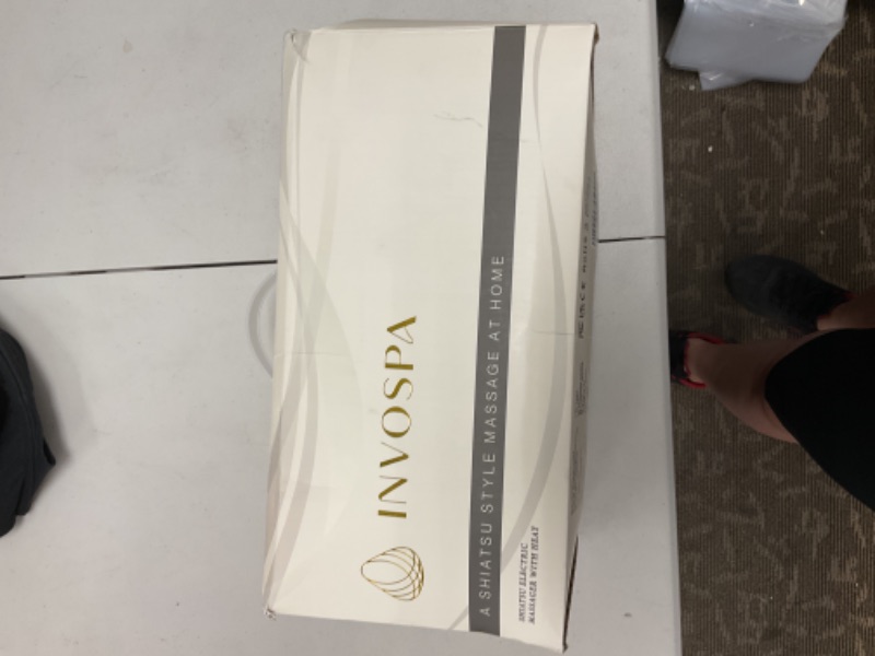 Photo 1 of InvoSpa Shiatsu Neck and Back Massager with Heat - Deep Kneading Pillow for Massage - Electric Full Body Massager