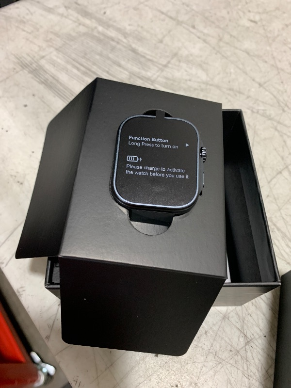 Photo 1 of Smart Watch, PPG Blood Pressure Monitor, AI Running Plan, 3ATM Waterproof Fitness Tracker, 1.99" AMOLED Display, Heart Rate Blood Oxygen Sleep Monitoring, Smartwatch Compatible with Android and iOS