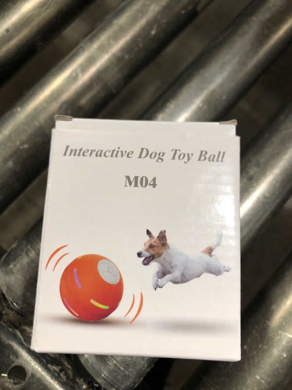 Photo 1 of PetDroid Interactive Dog Toys Dog Ball,[2025 Newly Upgraded] Durable Motion Activated Automatic Rolling Ball Toys for/Small/Medium/Large Dogs,USB Rechargeable (Orange)